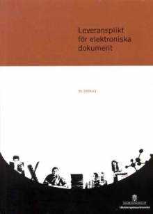 Omslaget till Leveransplikt för elektroniska dokument